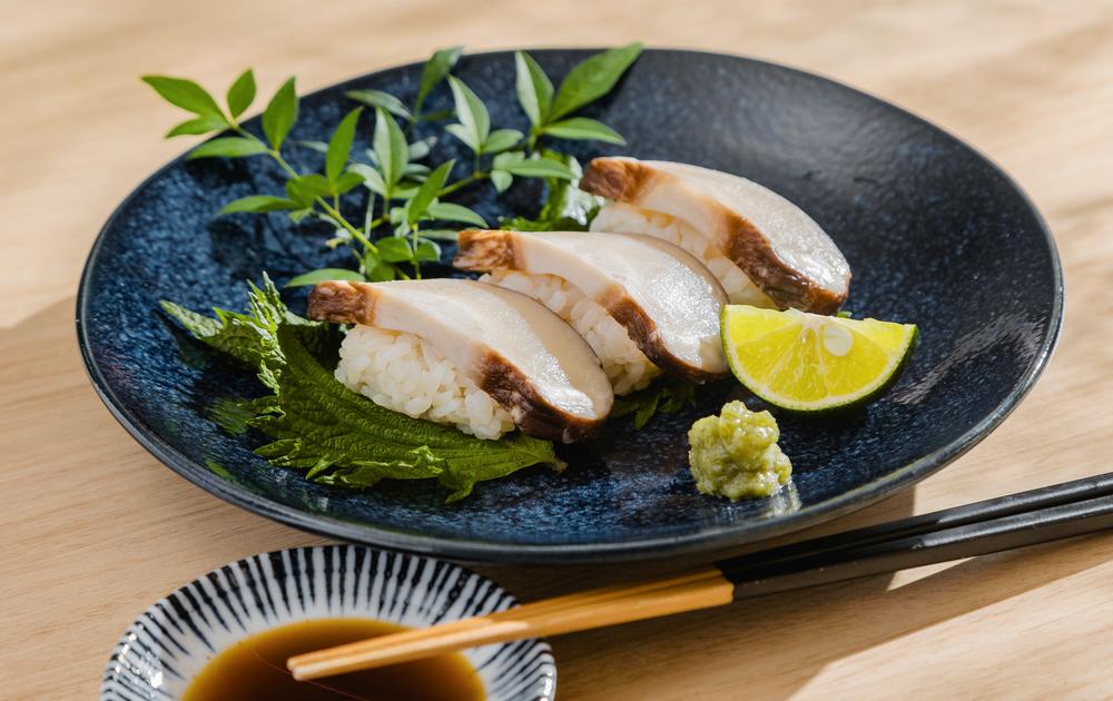天恵菇の刺身仕立て